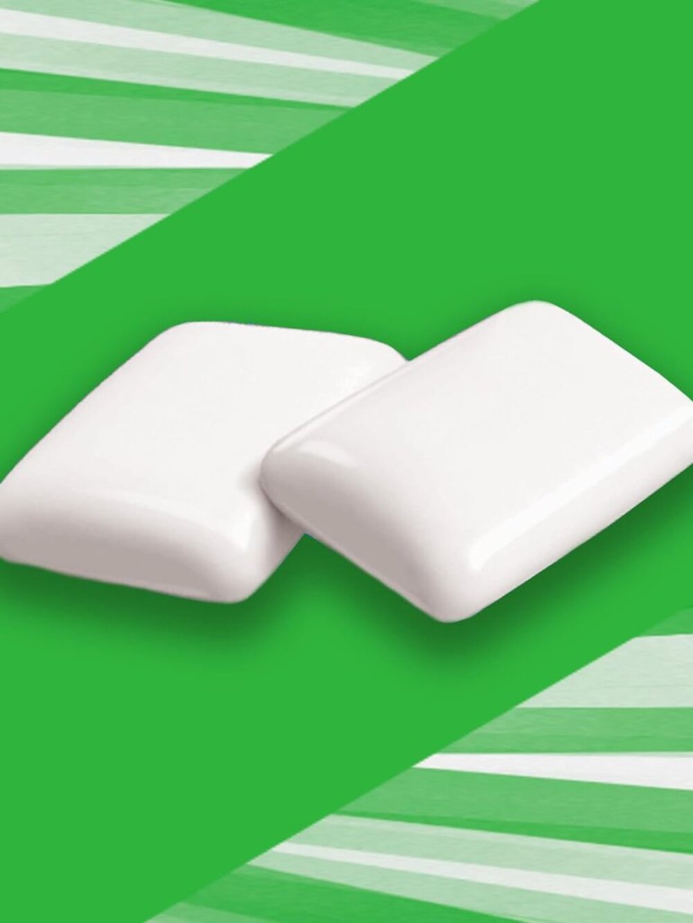 White Spearmint Sugar-Free Chewing Gum, 9 Pack of 16 Pieces 144 Total Pieces - Picture 5 of 16